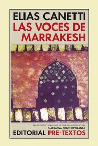 Libro: Las voces de Marrakesh - Canetti, Elías