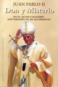 Libro: Don y misterio - Juan Pablo II