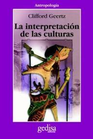 Libro: La interpretación de las culturas - Geertz, Clifford