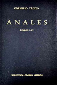 Libro: Anales - Tácito, Cayo Cornelio