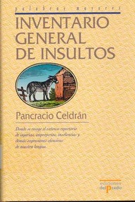 Libro: Inventario general de insultos - Celdrán Gomariz, Pancracio