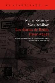 Libro: Los diarios de Berlín. De 1940 a 1945 - Vassiltchikov, Marie
