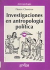 Investigaciones en antropología política