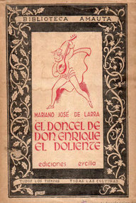 Libro: El doncel de don Enrique el Doliente - Larra, Mariano José de