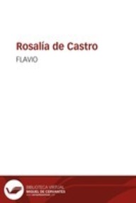 Libro: Flavio - Castro, Rosalía de