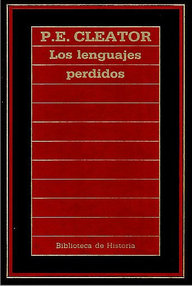 Libro: Los lenguajes perdidos - Cleator, Philip Ellaby