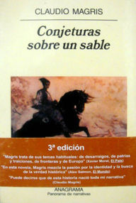 Libro: Conjeturas sobre un sable - Magris, Claudio