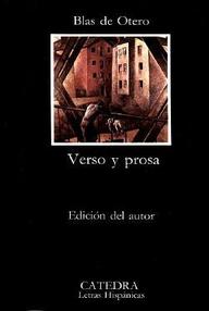 Libro: Verso y prosa - Otero, Blas de