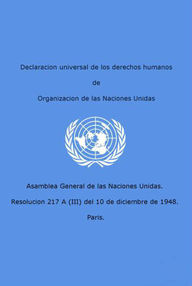Libro: Declaración Universal de los Derechos Humanos - ONU
