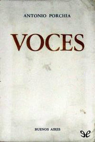 Libro: Voces - Porchia, Antonio