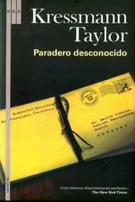 Libro: Paradero desconocido - Taylor, Kressmann