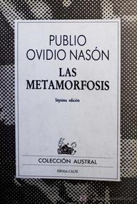Libro: Las metamorfosis - Ovidio Nasón, Publio