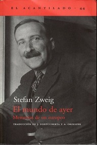 Libro: El mundo de ayer - Zweig, Stefan
