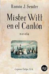 Libro: Mister Witt en el Cantón - Sender, Ramón J.
