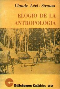 Libro: Elogio de la antropología - Lévi-Strauss, Claude