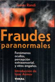 Libro: Fraudes paranormales - Randi, James