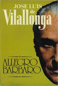 Libro: Allegro barbaro - Vilallonga, José Luis de