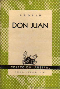Libro: Don Juan - Azorín