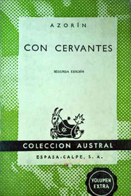 Libro: Con Cervantes - Azorín