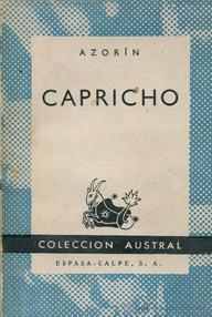 Libro: Capricho - Azorín